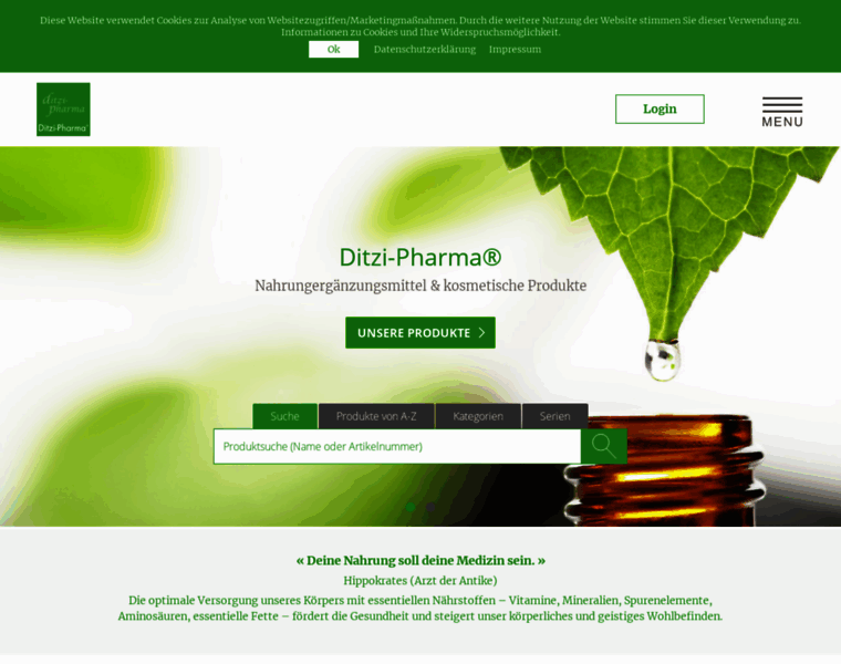 Ditzi-pharma.de thumbnail