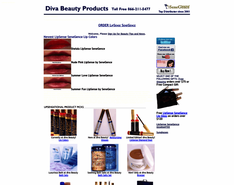 Divabeautyproducts.com thumbnail