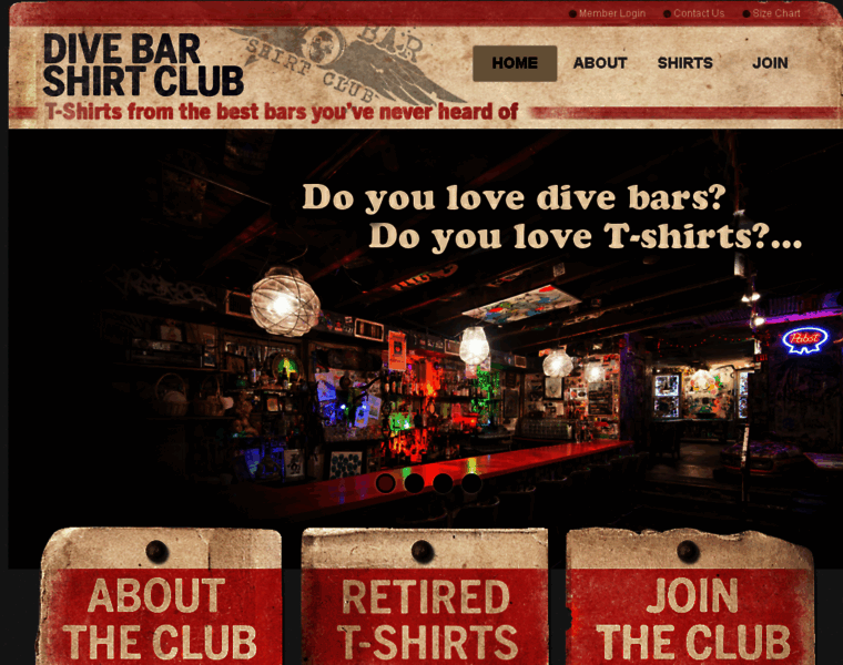 Divebarshirtclub.com thumbnail