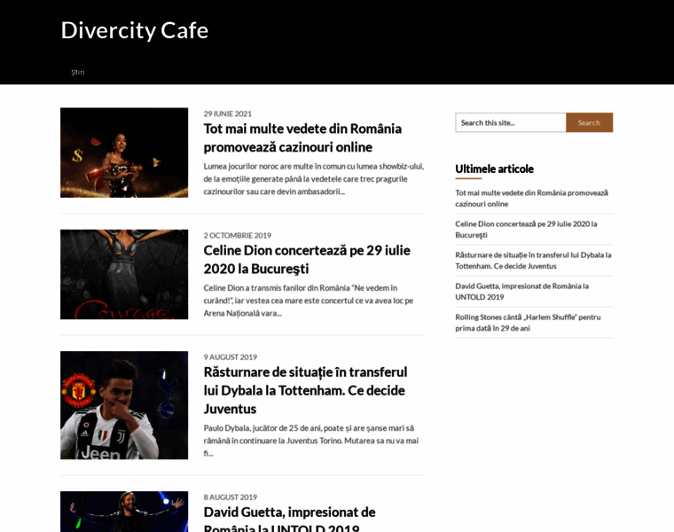 Divercitycafe.ro thumbnail