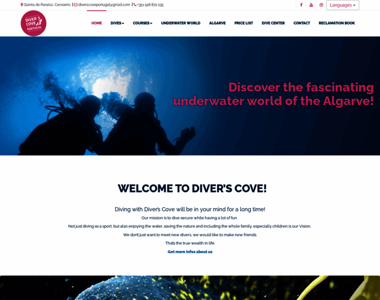 Divers-cove.com thumbnail