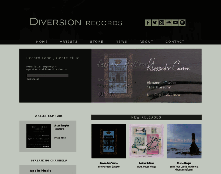 Diversion-records.com thumbnail