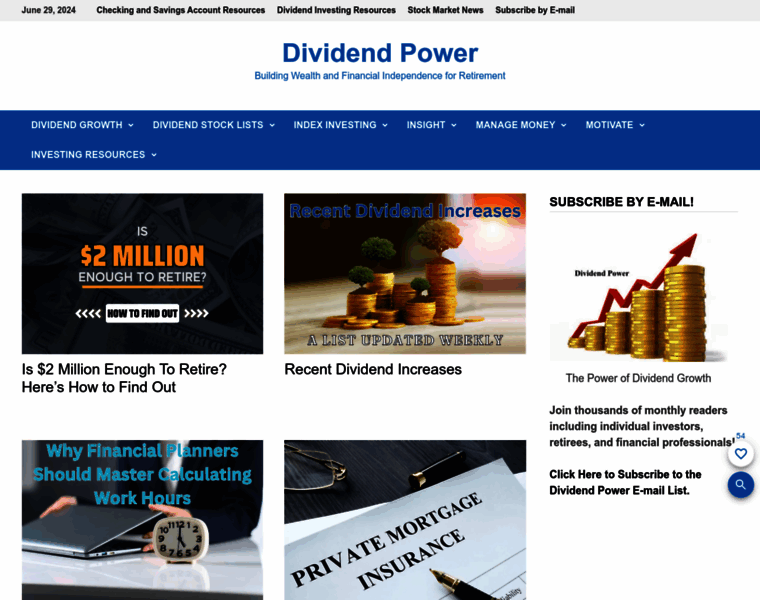 Dividendpower.org thumbnail