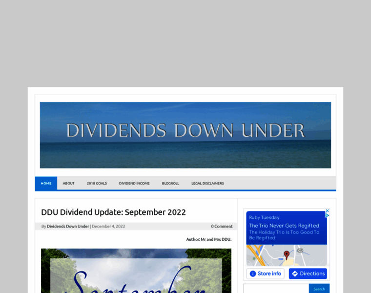 Dividendsdownunder.com thumbnail