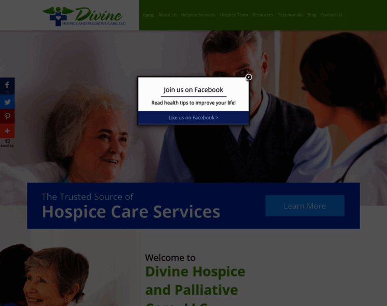 Divine-hospice.com thumbnail