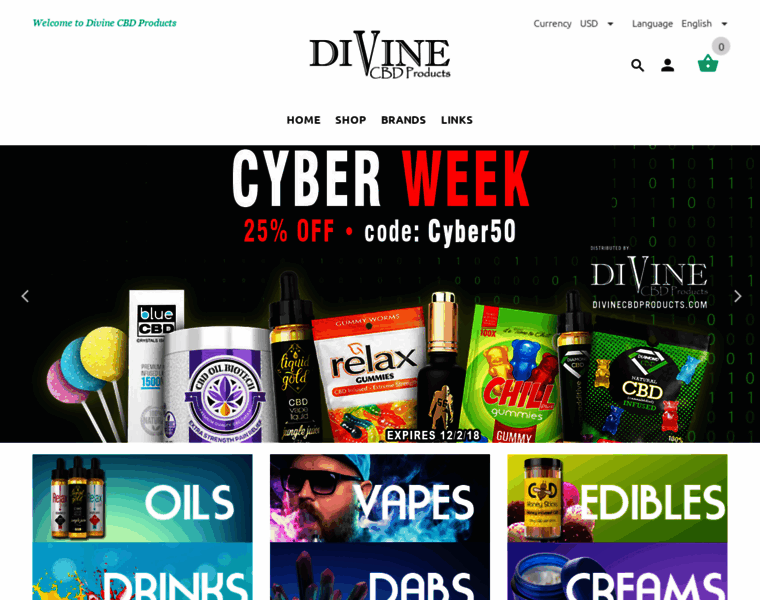 Divinecbdproducts.com thumbnail