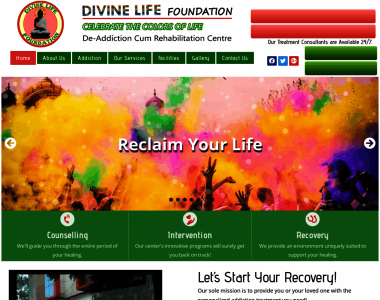 Divinelifefoundation.com thumbnail