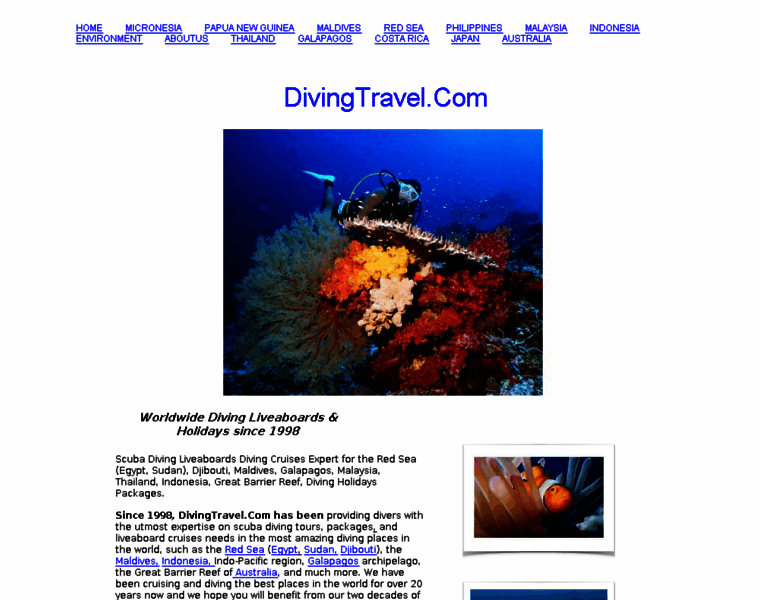 Divingtravel.com thumbnail