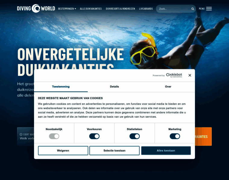 Divingworld.nl thumbnail