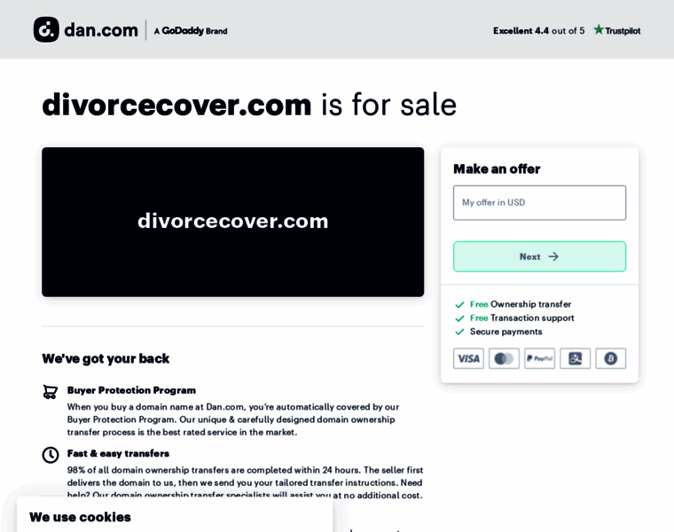 Divorcecover.com thumbnail