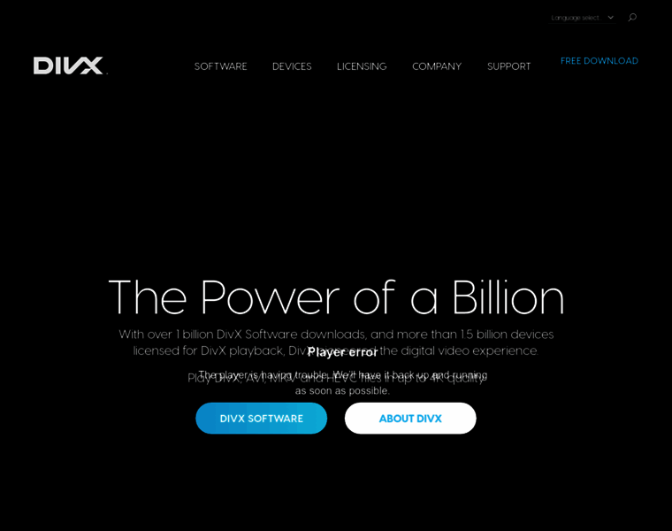 divxcrawler.tv at WI. Play DivX files. Free video software to play convert and cast video
