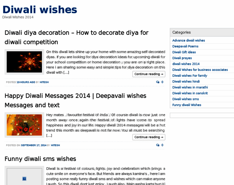 Diwali-wishes.com thumbnail