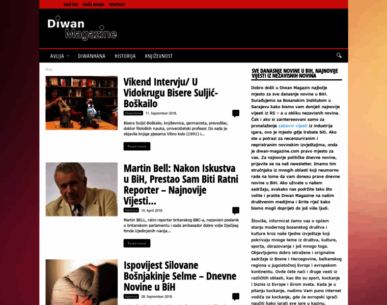 Diwan-magazine.com thumbnail