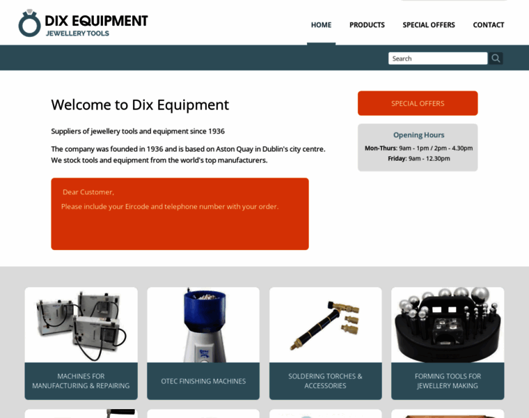 Dixequipment.com thumbnail