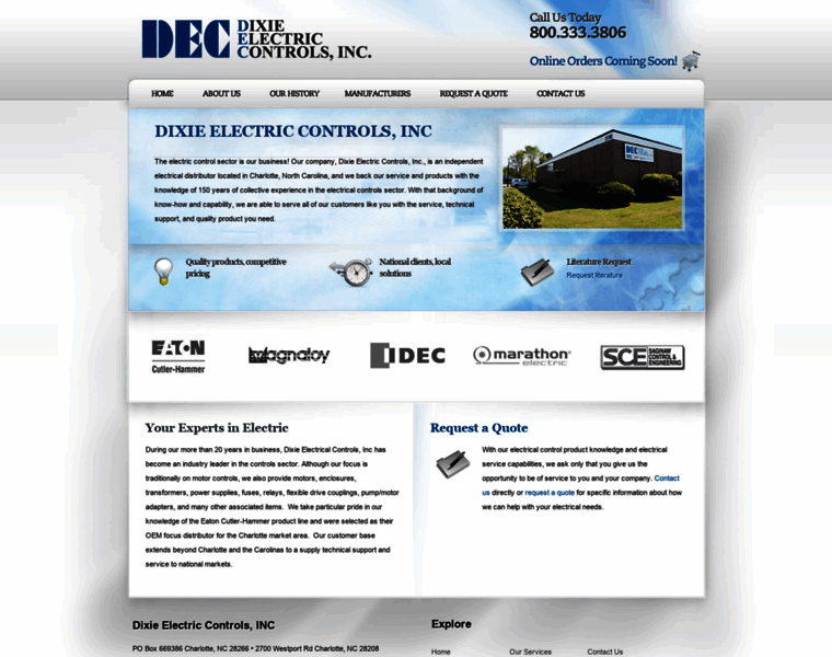 Dixieelectriccontrols.com thumbnail