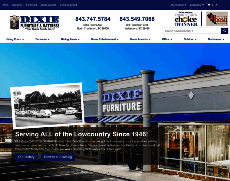 Dixiefurniture.com thumbnail