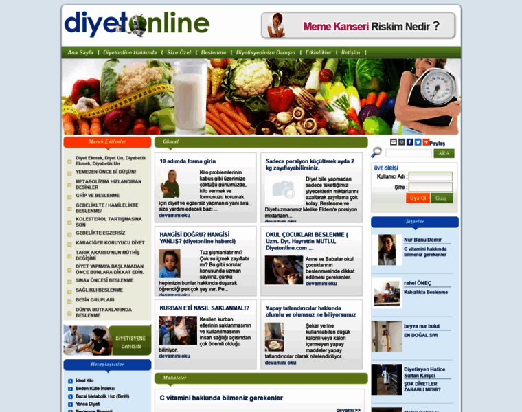 Diyetonline.com thumbnail