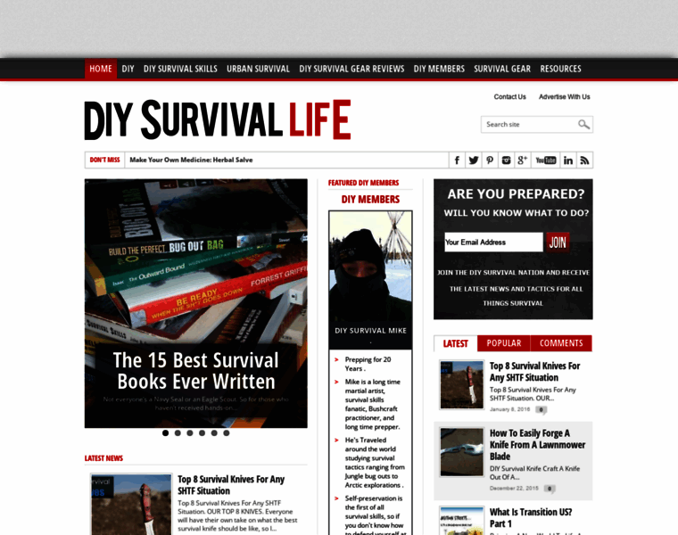 Diysurvivallife.com thumbnail