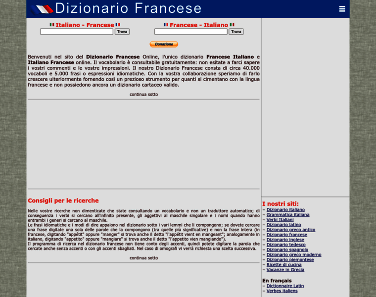 Dizionario-francese.com thumbnail