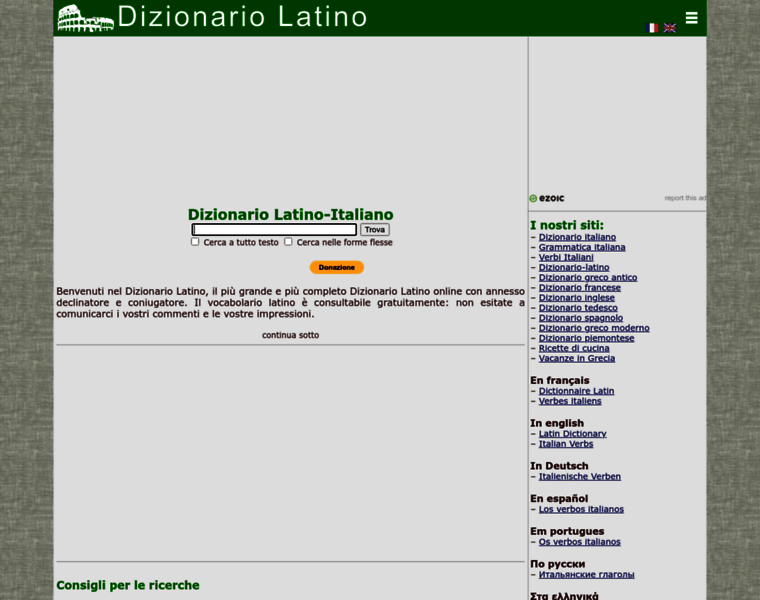 Dizionario-latino.com thumbnail