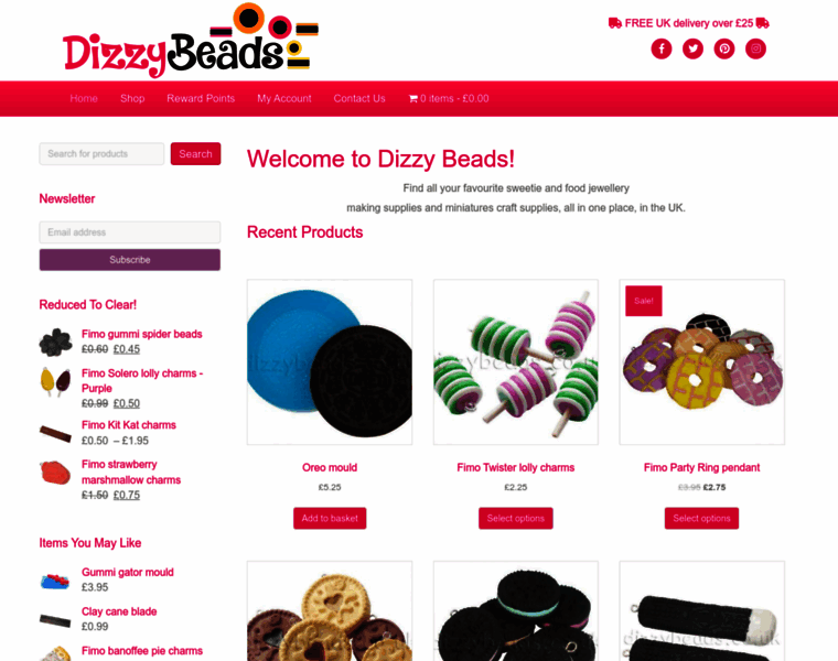 Dizzybeads.co.uk thumbnail