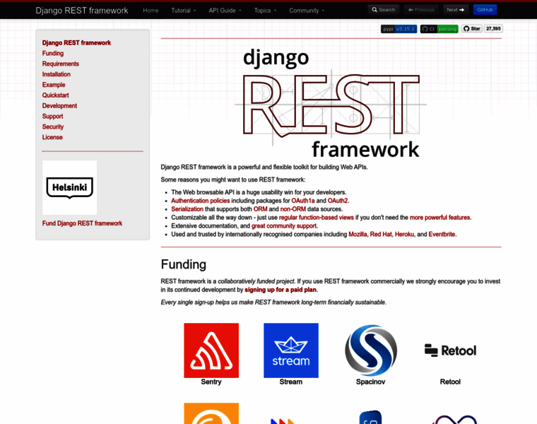 Django-rest-framework.org thumbnail