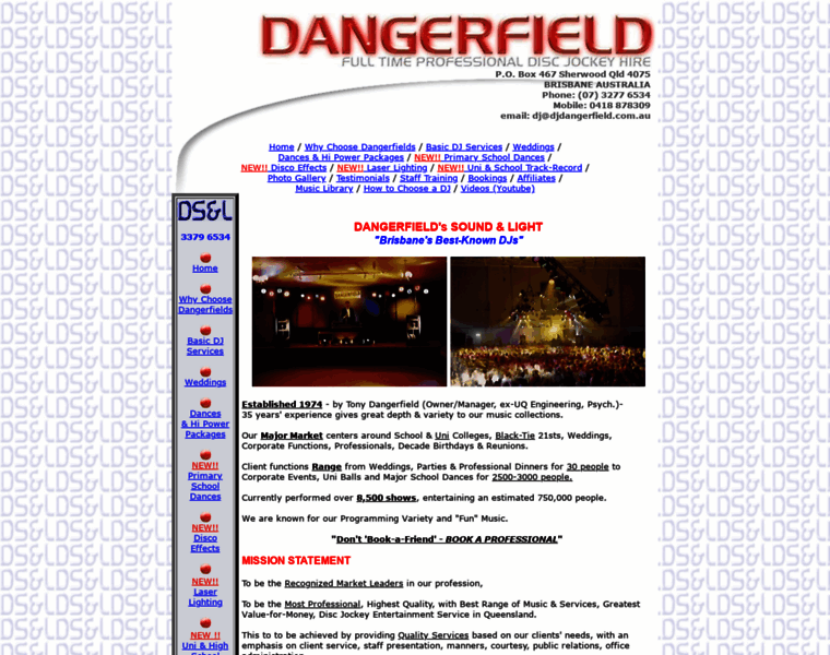 Djdangerfield.com.au thumbnail
