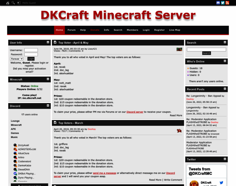 Dkcraft.net thumbnail