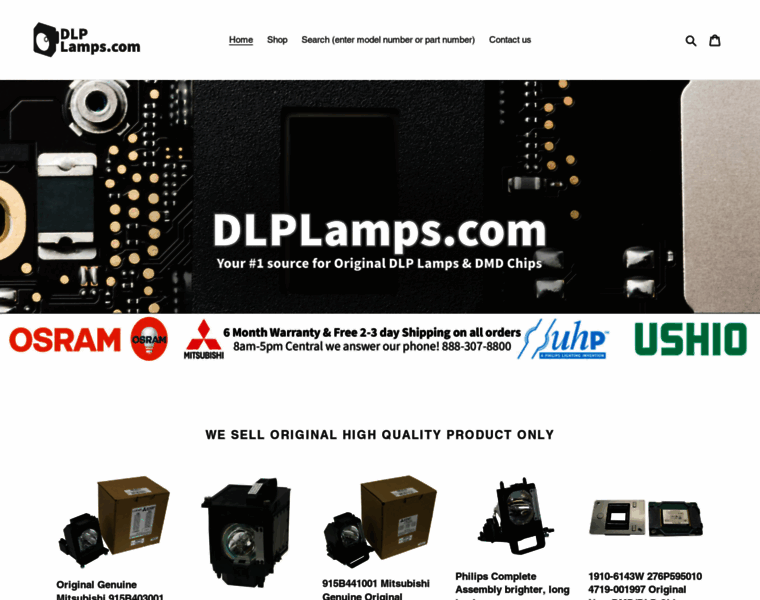 Dlplamps.com thumbnail