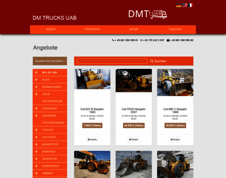 Dm-trucks.com thumbnail
