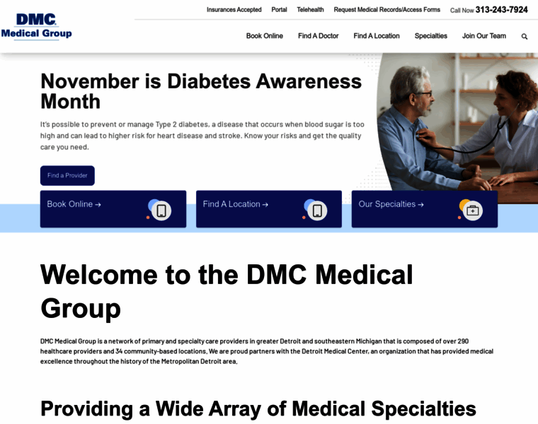 Dmcmedicalgroup.com thumbnail