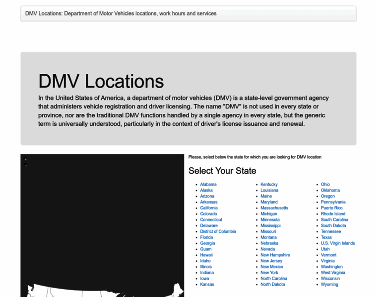 Dmv-locations.net thumbnail