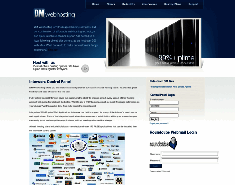 Dmwebhosting.com thumbnail