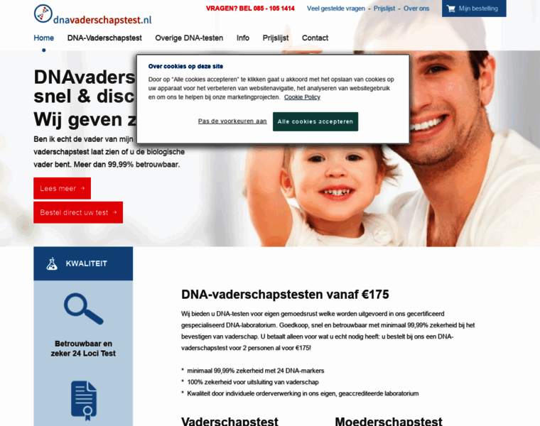 Dnavaderschapstest.nl thumbnail
