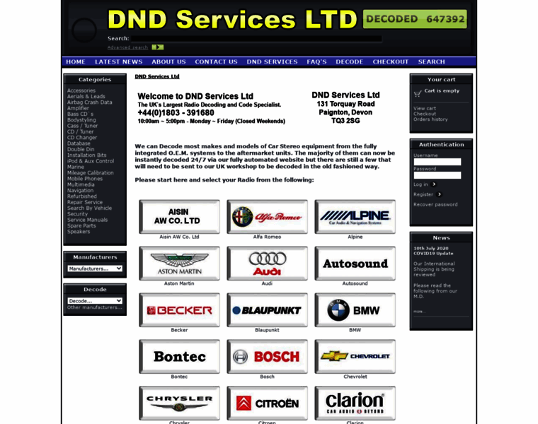 Dndservices.co.uk thumbnail