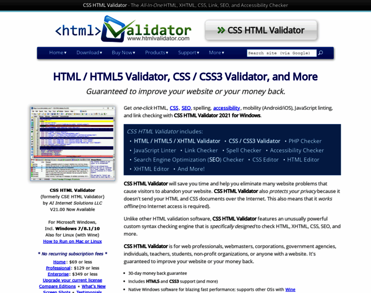 Dnl.htmlvalidator.com thumbnail
