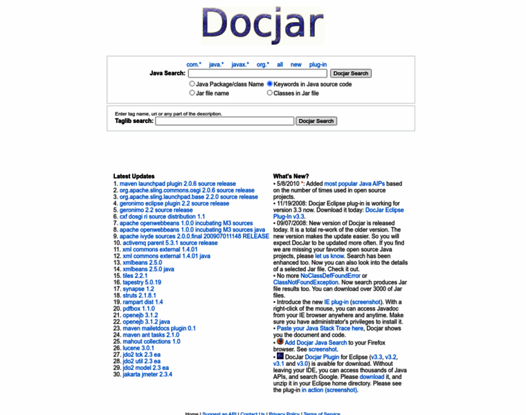 Docjar.org thumbnail