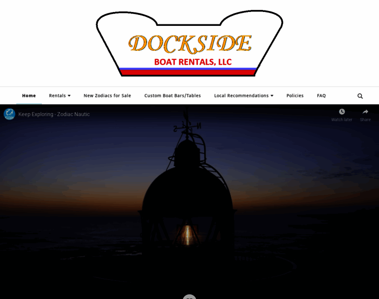 Docksideboatrentals.com thumbnail
