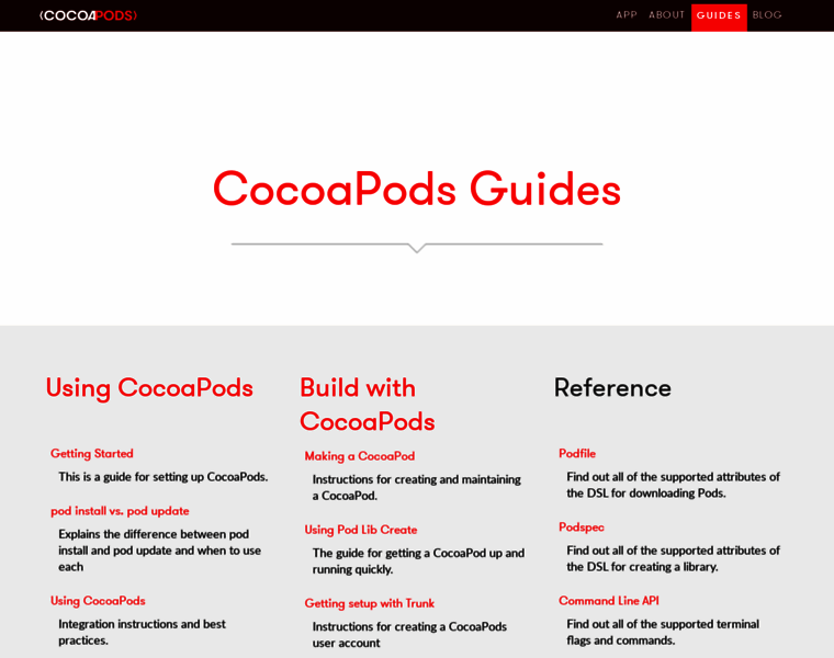 Docs.cocoapods.org thumbnail