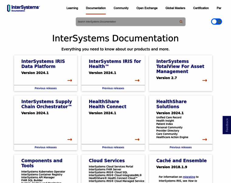 Docs.intersystems.com thumbnail