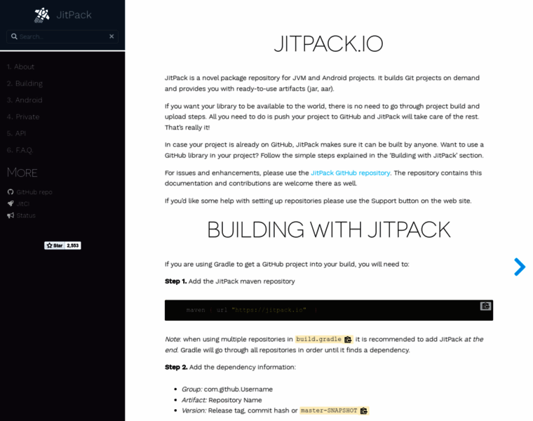 Docs.jitpack.io thumbnail