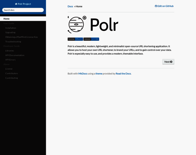 Docs.polrproject.org thumbnail Docs.polrproject.org thumbnail