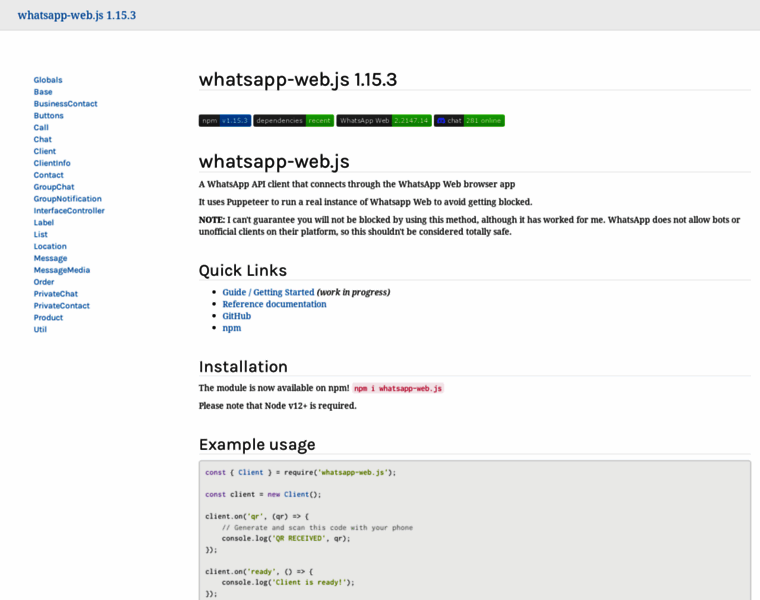 Docs.wwebjs.dev thumbnail Docs.wwebjs.dev thumbnail