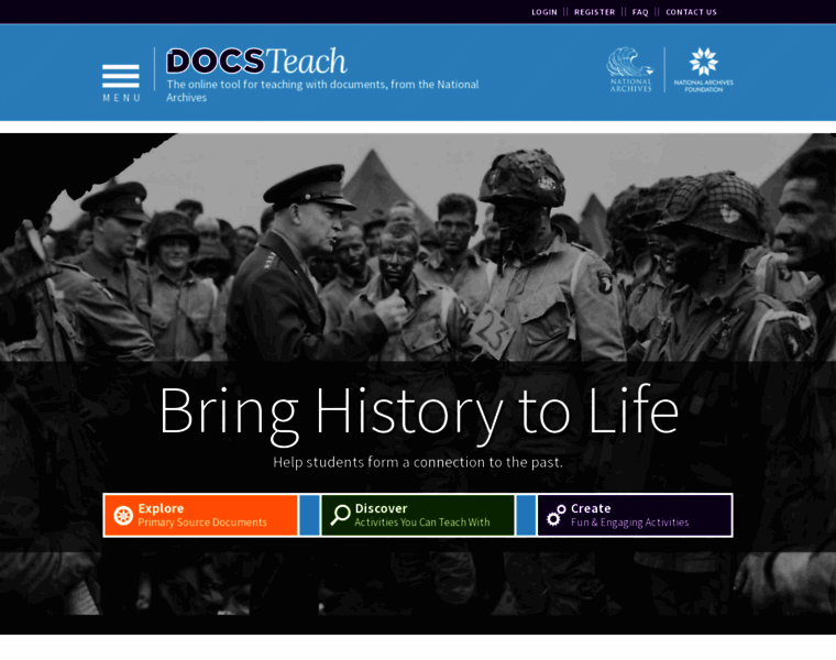 Docsteach.org thumbnail Docsteach.org thumbnail