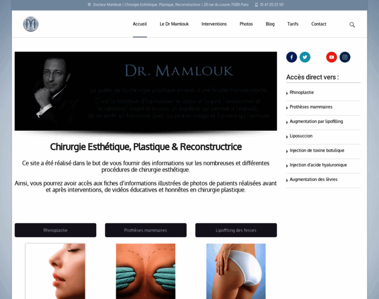 Docteurmamlouk-chirurgienesthetiqueparis.com thumbnail