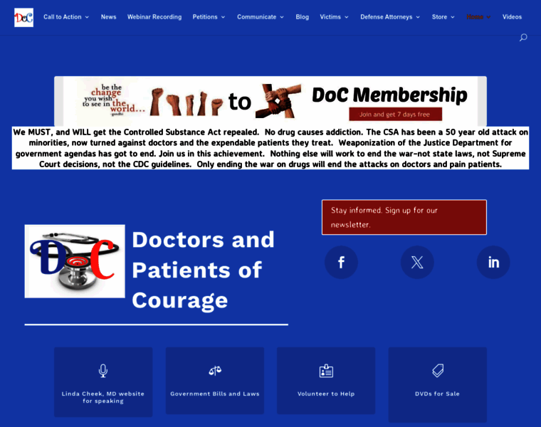 Doctorsofcourage.org thumbnail