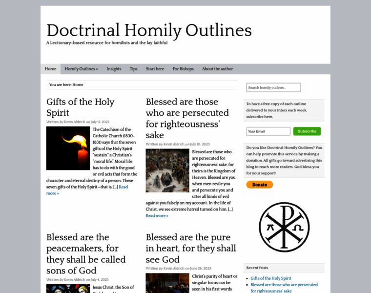Doctrinalhomilyoutlines.com thumbnail