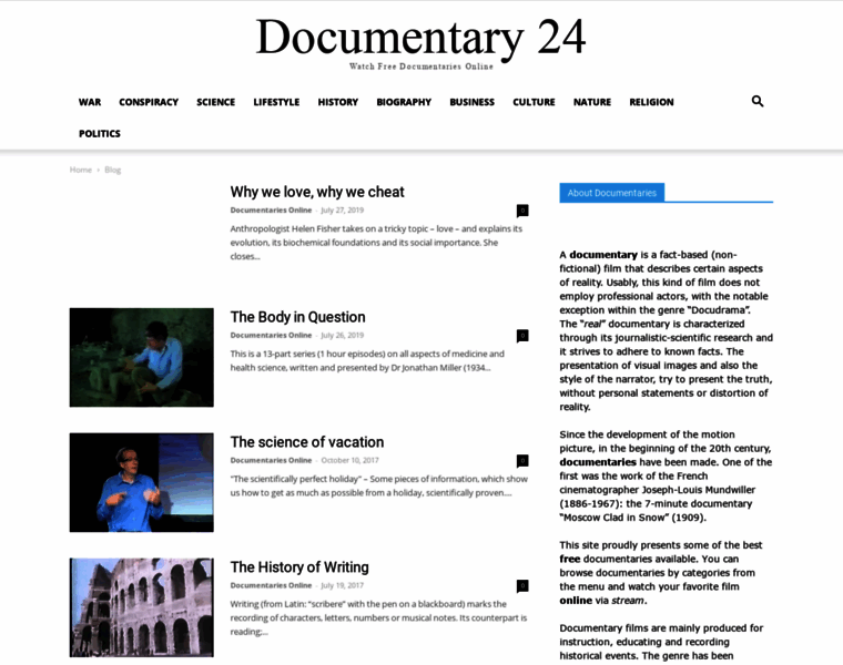 Documentary24.com thumbnail