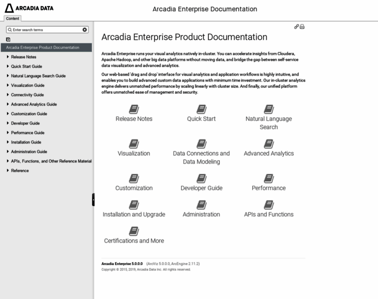 Documentation.arcadiadata.com thumbnail