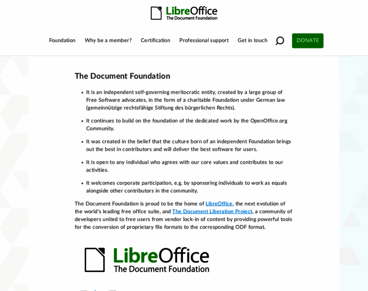 Documentfoundation.org thumbnail Documentfoundation.org thumbnail